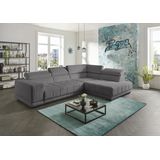 Die PlanBar Ecksofa »MP-IN15053 L-Form«, wahlweise mit Kopfteilverstellung und manueller Vorziehbank