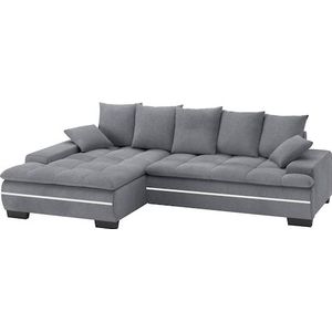 Mr. Couch Ecksofa »Haiti II, L-Form«, RGB-LED Beleuchtung, wahlweise mit Kaltschaum, Bett, Bettkasten