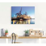 Artland Wandbild »Hamburg Hafen«, Deutschland, (1 St.), als Leinwandbild, Poster in verschied. Größen