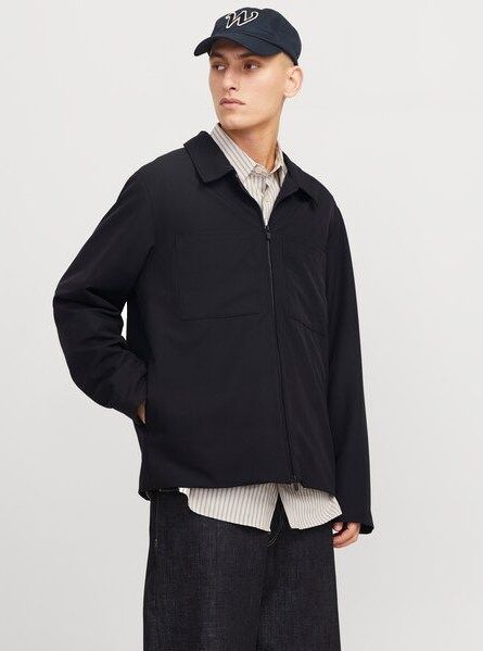 Jack & Jones Hemdjacke »JJEPERFECT SHACKET SN«, ohne Kapuze, mit Brusttaschen