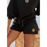 Buffalo Sweatshorts, Loungeshorts mit seitlichen Taschen und kleinem Print, Loungewear