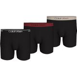 Calvin Klein Underwear Boxer »BOXER BRIEF 3PK«, (Packung, 3er-Pack), mit längerem Bein & Logo-Elastikbund