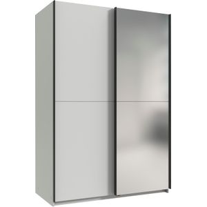 Wimex Kleiderschrank »Mugano, B/T/H 135 oder 180/65/198cm, Made in Germany«, (wähle Deine Ausstattung: Basic oder Premium!), 2 Schwebetüren mit oder ohne Spiegel, Metallgriffe