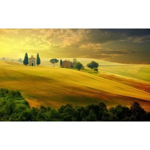 Papermoon Fototapete »Toskana Landschaft«