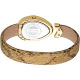 Just Cavalli Time Quarzuhr »Signature Snake«, Armbanduhr, Damenuhr, Kristallsteine, Armband in Spangenform