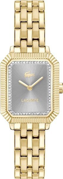 Lacoste Quarzuhr »LACOSTE PARISIENNE«, Armbanduhr, Damenuhr, Edelstahlarmband, analog