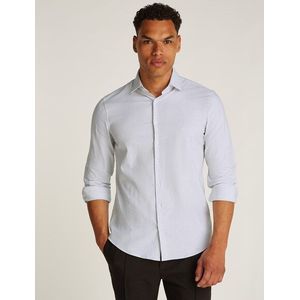 Calvin Klein Businesshemd »BUSINESS STRIPE SLIM SHIRT«, mit Logoprint