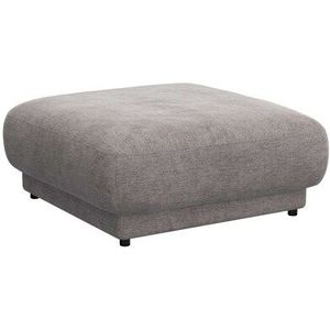 FLEXLUX Pouf »Molino, Fußhocker, Sitzhocker, Polsterhocker«, Kaltschaum & Stahl-Wellen, Füsse Schwarz