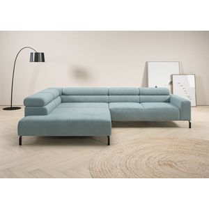 Places of Style Ecksofa »Antonelli, L-Form, incl. Kopfteilverstellung, Breite 312 cm«, wahlweise elektrische Sitztiefenverstellung
