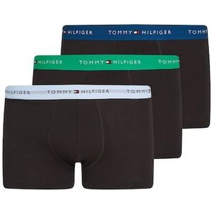Tommy Hilfiger Underwear Boxer »TRUNK 3 PACK«, (3 St.), mit kontrastfarbenem Logobund