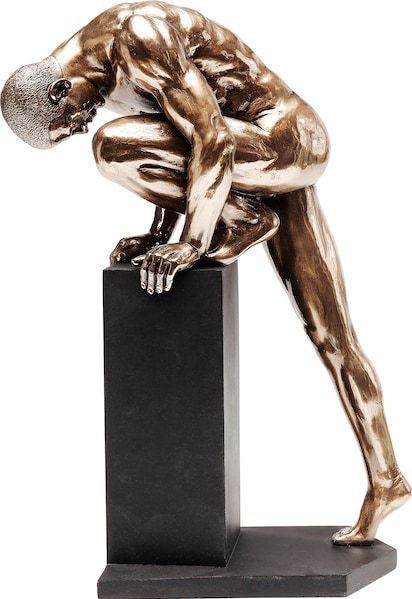 KARE Dekoobjekt »Deko Objekt Nude Man Stand Bronze 35cm«
