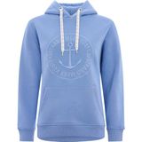 Zwillingsherz Hoodie »Strand Meer Küste«, mit Kapuze und gleichfarbig gesticktem Ankermotiv
