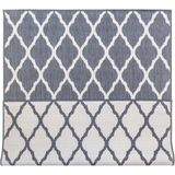 Primaflor-Ideen in Textil Teppich »Outdoorteppich REVERSO - Round Rhombus«, rechteckig, 5 mm Höhe, Wendeteppich, Rauten Design, In- und Outdoor geeignet, wasserfest