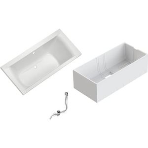 OTTOFOND Badewanne »Set Duobadewanne«, (3 tlg.), 1700/750 mm, Duobadewanne