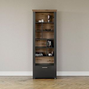 set one by Musterring Regal »York«, Typ 07, offenes Design, Beleuchtung optional, B 75 x H 207 cm