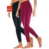Vivance active Leggings, (2er-Pack), mit Gummibund, Loungewear