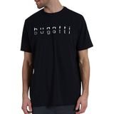 bugatti T-Shirt, (1 tlg.), mit angenehmen Tragekomfort