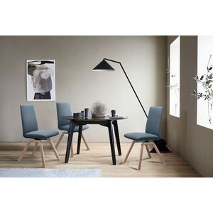 Stressless® Polsterstuhl »Laurel«, Leder PALOMA, Low Back, Größe M, mit schräggestellten Beinen in Schwarz