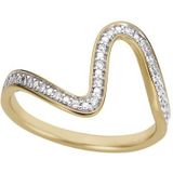 Firetti Diamantring »Schmuck Geschenk Gold 333 Damenring Goldring Diamant«, mit Brillanten