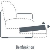 Die PlanBar Schlafsofa »MP-PD19021«, mit Längsschläferfunktion 80 bzw. 160x210 cm