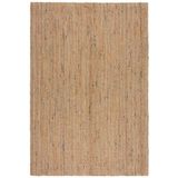 FLAIR RUGS Teppich »Jute Boucle«, rechteckig, 7 mm Höhe, aus 100% Jute, mit Fransen, aus Naturfasern