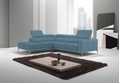 Egoitaliano Ecksofa »Claudie, Designsofa mit extrakomfortablem Sitzkomfort«, Inkl. Kopfteilverstellung, L-Form