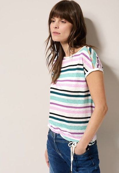 Cecil T-Shirt, mit Streifen Muster