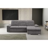WERK2 Ecksofa Carmen, Sofa, Eckcouch mit Schlaffunktion, Bettkasten und Sitztiefenverstellung
