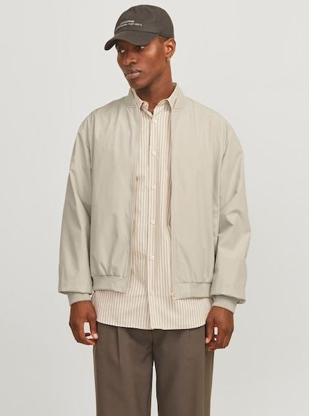 Jack & Jones Bomberjacke »JJECHARGE BOMBER JACKET NOOS«, ohne Kapuze, mit Rippbündchen
