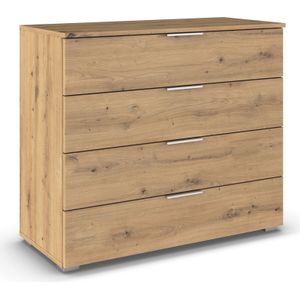 rauch Schubkastenkommode »Sideboard Schubladenkommode AGORDO mit Dekor- oder Hochglanzfront«, (in zwei Griff-Farben), Breite 93 cm mit 4 großen Schubladen für viel Stauraum MADE IN GERMANY