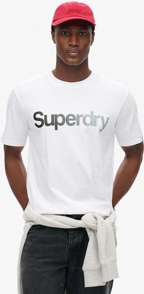 Superdry Rundhalsshirt »CORE LOGO FADE LOOSE TEE«