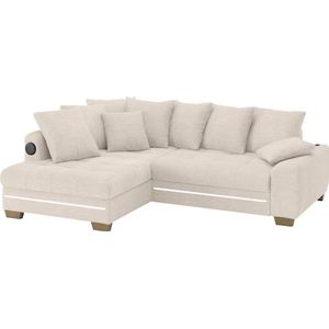 Mr. Couch Ecksofa »Nikita II, L-Form«, mit Kaltschaum, RGB-LED, Soundsystem, wahlweise mit Bett, Bettkasten