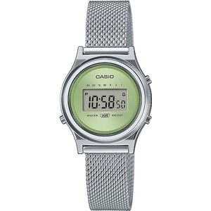 CASIO VINTAGE Chronograph, Quarzuhr, Armbanduhr, Damenuhr, Edelstahlarmband,digital,Stoppfunktion
