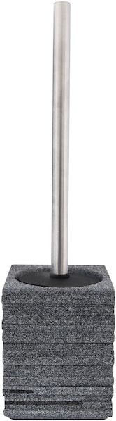 Ridder WC-Garnitur »Brick«, aus Polyresin (Kunststein)-Polypropylen-Edelstahl, rostfrei