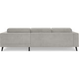TRENDMANUFAKTUR Ecksofa »Lumber Jack, elegantes Designsofa, zeitlos modern, hoher Sitzkomfort«, wahlweise mit Bettfunktion u. Bettkasten, L-Form