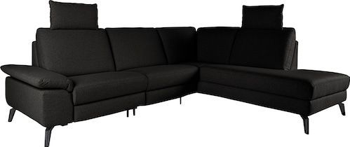 alina Ecksofa, inkl. Kopfstützen, wahlweise mit Relaxfunktion, Breite: 267 cm