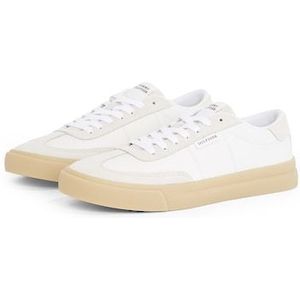 Tommy Hilfiger Sneaker »TH CUPSET SUMMER LTH«, Freizeitschuh, Halbschuh, Schnürschuh mit seitlichem Label