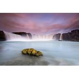 Papermoon Fototapete »Photo-Art LUIGI RUOPPOLO, GODAFOSS UND DER MOND«