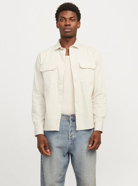 Jack & Jones Langarmhemd »JJETRAVIS SHIRT LS NOOS«, mit Brusttaschen