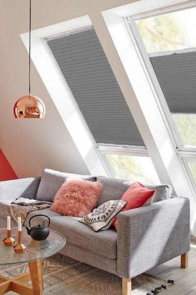 sunlines Dachfensterplissee »StartUp Style Honeycomb VD«, abdunkelnd, verspannt, mit Führungsschienen