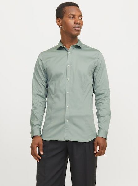 Jack & Jones Langarmhemd »JJPRPARMA SHIRT L/S NOOS«, mit Hemdkragen