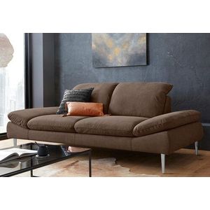 W.SCHILLIG 2,5-Sitzer »enjoy&MORE«, mit Sitztiefenverstellung, Füße Chrom glänzend, Breite 232 cm