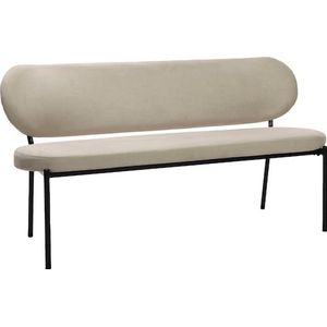 byLIVING Sitzbank »Jersey«, mit Webstoff-Bezug, mit Rückenlehne, Breite 160 cm