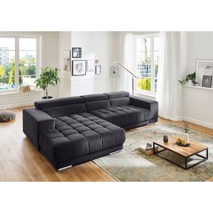 Die PlanBar Ecksofa »MP-IN15053 L-Form«, mit Kopfteilverstellung, wahlweise mit manueller Vorziehbank