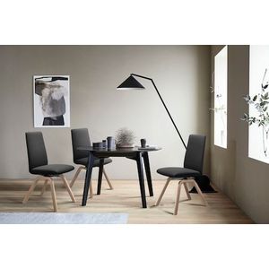 Stressless® Polsterstuhl »Laurel«, Leder PALOMA, Low Back, Größe M, mit schräggestellten Beinen in Schwarz