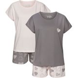 Vivance Dreams Shorty, (2 Stück), mit süßem Herzprint