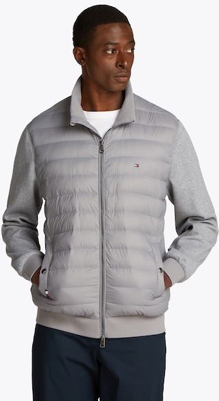 Tommy Hilfiger Sweatjacke »MIX MEDIA STAND CLLR«, mit Steppung
