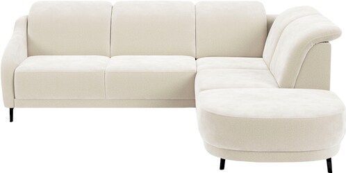sit&more Ecksofa »Blues L-Form«, wahlweise mit Klapptisch und USB