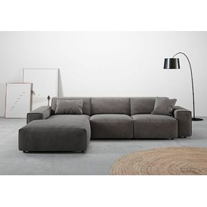 andas Ecksofa »Glimminge auch in Breitcord, Feincord, Bouclé + Easy care-Bezug«, L-Form, Breite 294, Zierkissen
