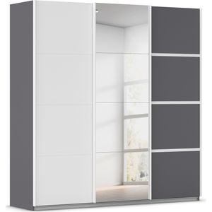 rauch Kleiderschrank »Schwebetürenschrank OTTO´s Choice Garderobe Schrank TOP ANGEBOT Avola«, (in 3 verschiedenen Ausstattungen BASIC/CLASSIC/PREMIUM inkl. Spiegel), mit eleganten Zierleisten in Chrom, Schwarz oder Weiß MADE IN GERMANY